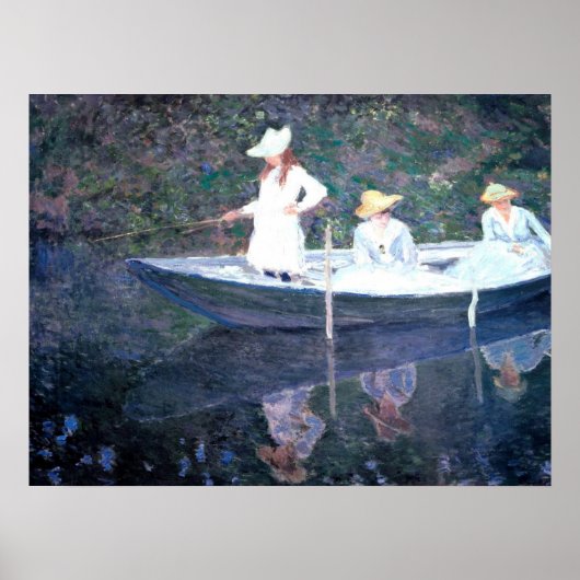 Im Schiff von Norvegienne bei Giverny Poster (Vorne)