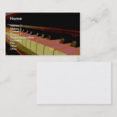 "Im Schlüssel der Beeren und der Creme " Visitenkarte (Vorne/Hinten)