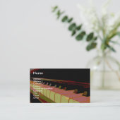 "Im Schlüssel der Beeren und der Creme " Visitenkarte (Stehend Vorderseite)