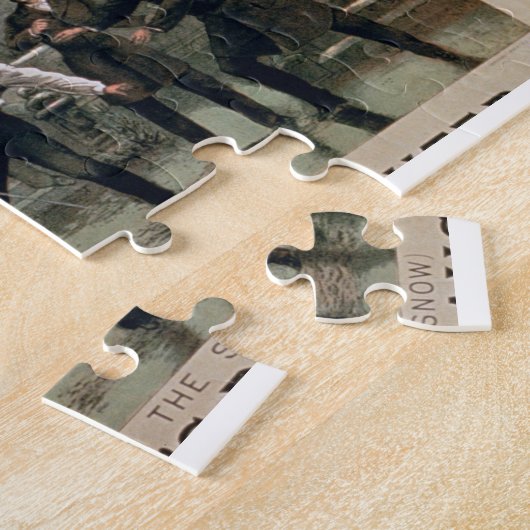 "Im Schnee", duellieren Plakat für 'den Daugh des Puzzle (Seite)