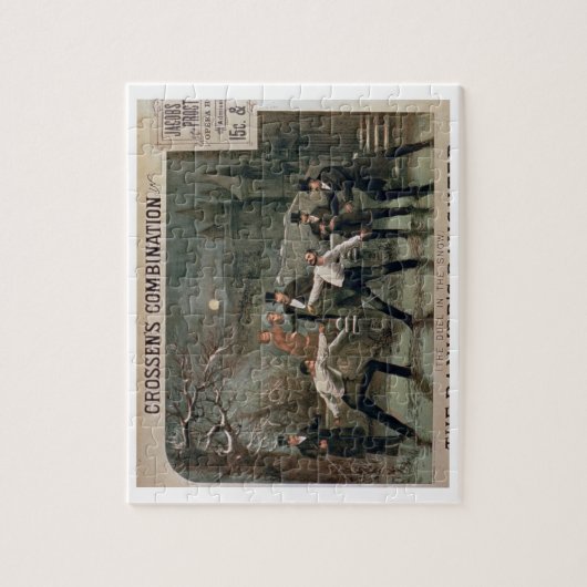 "Im Schnee", duellieren Plakat für 'den Daugh des Puzzle (Vertikal)