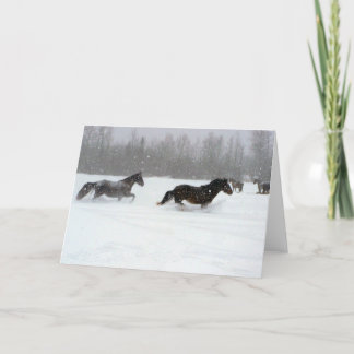 Im Schnee laufen Karte