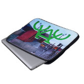 Im Schnee stecken Laptopschutzhülle (Vorne Knopf)