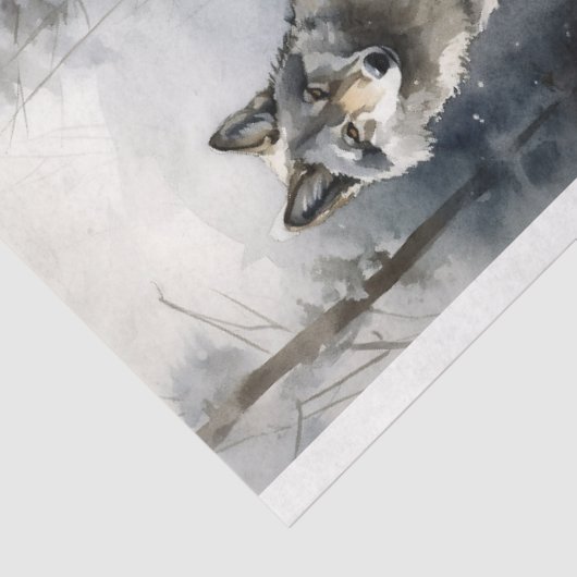 Im Schneeband 1 Decoupage Paper Seidenpapier (Ausschnitt)