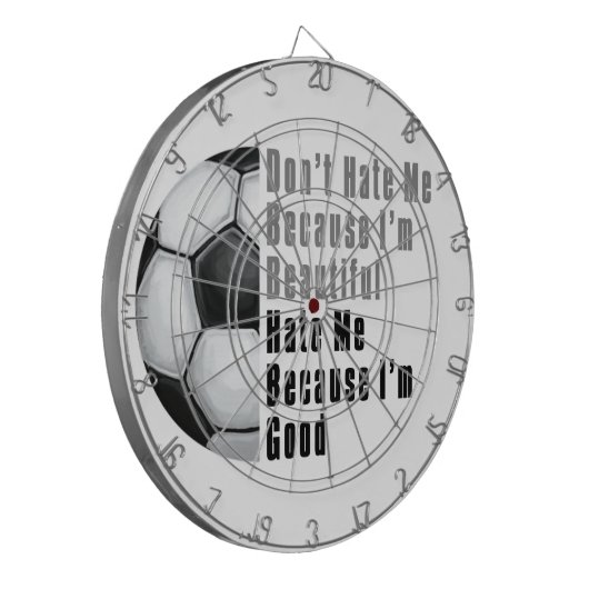 Im schönen Im guten Fußballball Dartscheibe (Vorderseite Links)