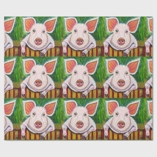 Im Schwein-Stift Geschenkpapier (Flach)