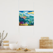 Im Schwimmen Poster (Küche)