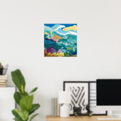 Im Schwimmen Poster (Heimbüro)