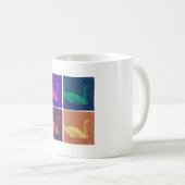 im See schweben - 4 verschiedene Farben Kaffeetasse (VorderseiteRechts)
