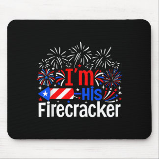 Im Sein Feuerwerker 4. Juli Paare Feuerwerk Mousepad