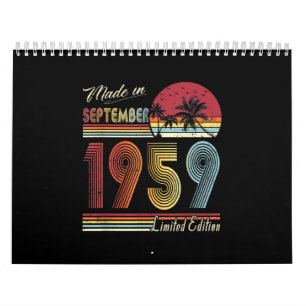Im September 1959 hergestellt 62 Jahre alt 62. Geb Kalender