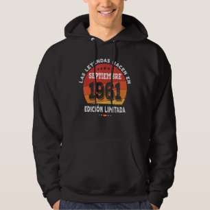 Im September 1961 Geboren 61. Geburtstag 61 Ye Hoodie
