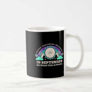 Im September tragen wir Aquamarine Lila Suizidpräv Kaffeetasse