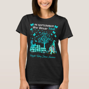 Im September tragen wir Aquamarine polyzystische N T-Shirt