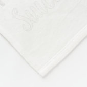 Im September tragen wir Aquamarine und Lila Selbst Fleecedecke (Ecke)