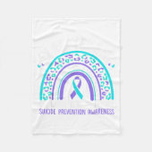 Im September tragen wir Aquamarinen & Lila Rai Fleecedecke (Vorderseite)