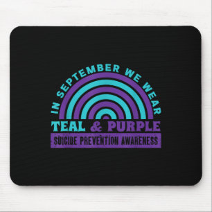 Im September tragen wir Aquamarinen &amp; Lila _ S Mousepad