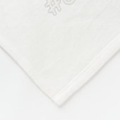 Im September tragen wir Aquamarinen Lila Ribbon-Su Fleecedecke (Ecke)