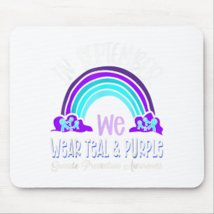 Im September tragen wir Aquamarinen Lila Ribbon-Su Mousepad