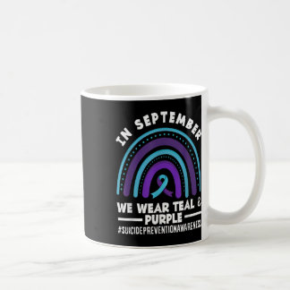 Im September tragen wir Aquamarinen und amp; Lila Kaffeetasse