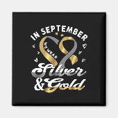 Im September tragen wir... ASL Deaf Pride Deaf Awa Magnet (Vorne)