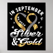 Im September tragen wir... ASL Deaf Pride Deaf Awa Poster (Vorne)