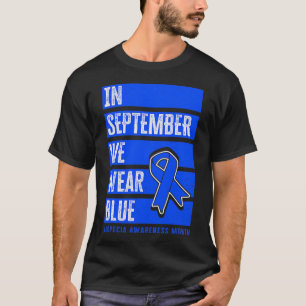 Im September tragen wir Blauer, Alopezie Sensibili T-Shirt