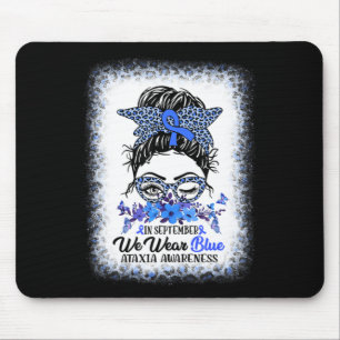 Im September tragen wir Blue Ataxia Awareness Mess Mousepad