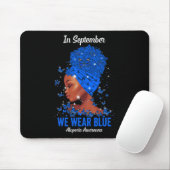 Im September tragen wir Blue for Alopezie Awarenes Mousepad (Mit Mouse)