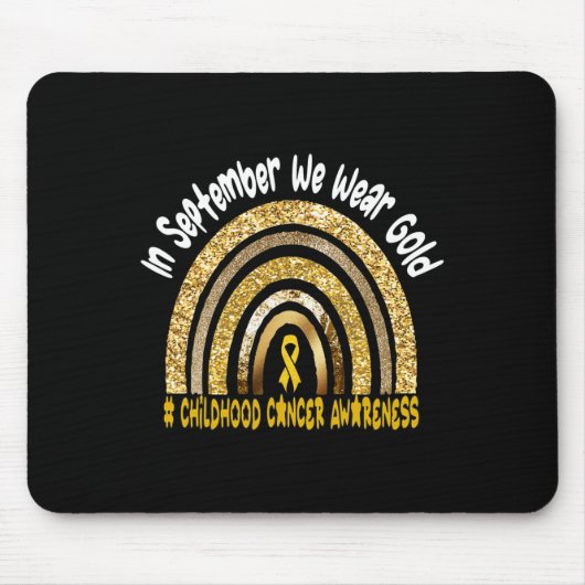 Im September tragen wir das Bewusstsein für Kinder Mousepad (Vorne)