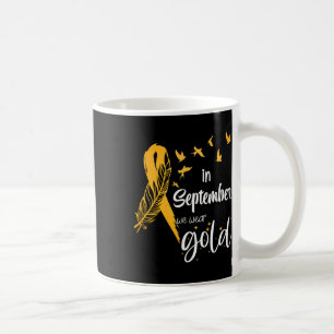 Im September tragen wir das Bewusstsein für Krebs Kaffeetasse