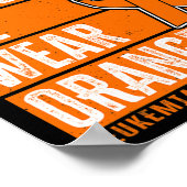 Im September tragen wir das Bewusstsein für Orange Poster (Ecke)