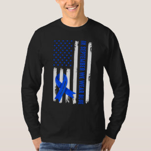 Im September tragen wir das blaue Band Ataxia Bewu T-Shirt
