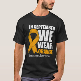 Im September tragen wir den Krebs der Orangen Leuk T-Shirt