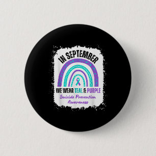 Im September tragen wir ein Aquamarines Lila Selbs Button
