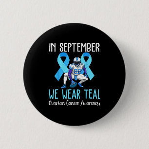 Im September tragen wir ein Aquamarines Ovarialkar Button