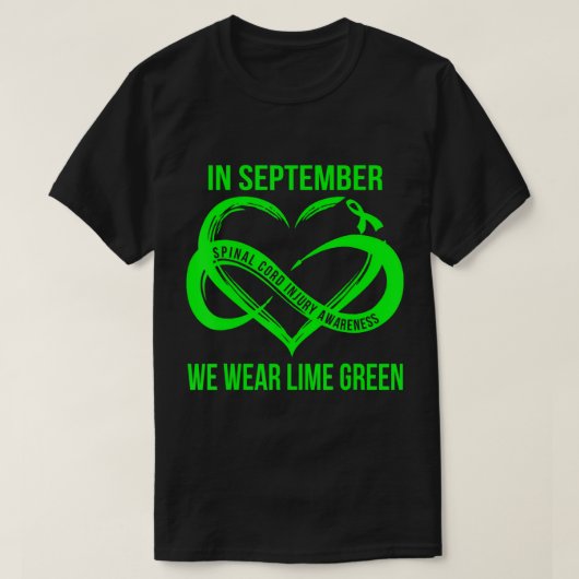 Im September tragen wir eine Limonenverletzung. T-Shirt (Design vorne)