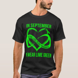 Im September tragen wir eine Limonenverletzung. T-Shirt