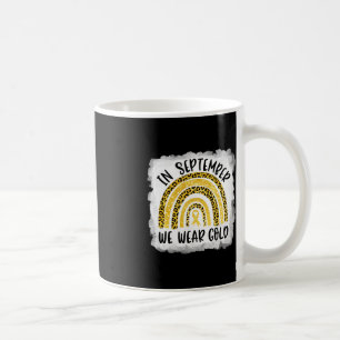 Im September tragen wir G Kaffeetasse