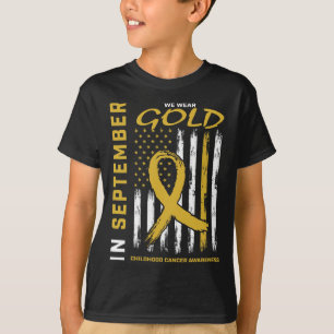Im September tragen wir Gold - Bewusstsein für Kin T-Shirt