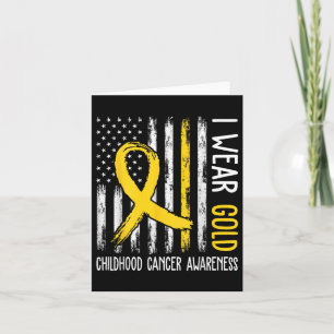 Im September tragen wir Gold Childhood Cancer Awar Karte