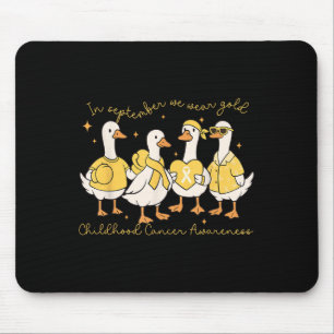 Im September tragen wir Gold Childhood Cancer Awar Mousepad