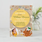 Im September tragen wir Gold Einladung (Stehend Vorderseite)