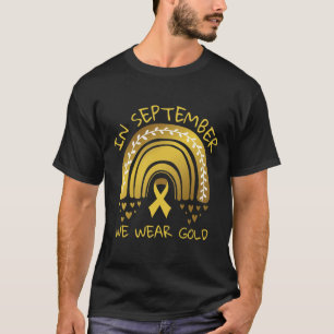Im September tragen wir - Kinderkrebsbewusstsein T-Shirt