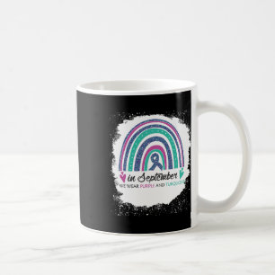 Im September tragen wir Lila und Aquamarine Bleiak Kaffeetasse