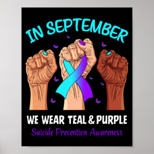 Im September tragen wir Teal Purple Tape zur Präve Poster