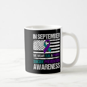 Im September Weber Aquamarine Lila Suizidpräventio Kaffeetasse