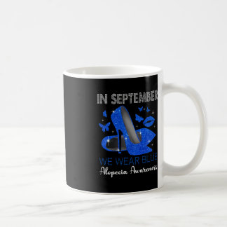 Im September Weber Blue High Heels Alopecia Awaren Kaffeetasse