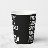 I'm Silently Creating A Spreadsheet Actuary Funny Pappbecher (Links)