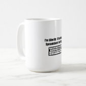 I'm Silently Creating A Spreadsheet Kaffeetasse (Vorderseite Links)